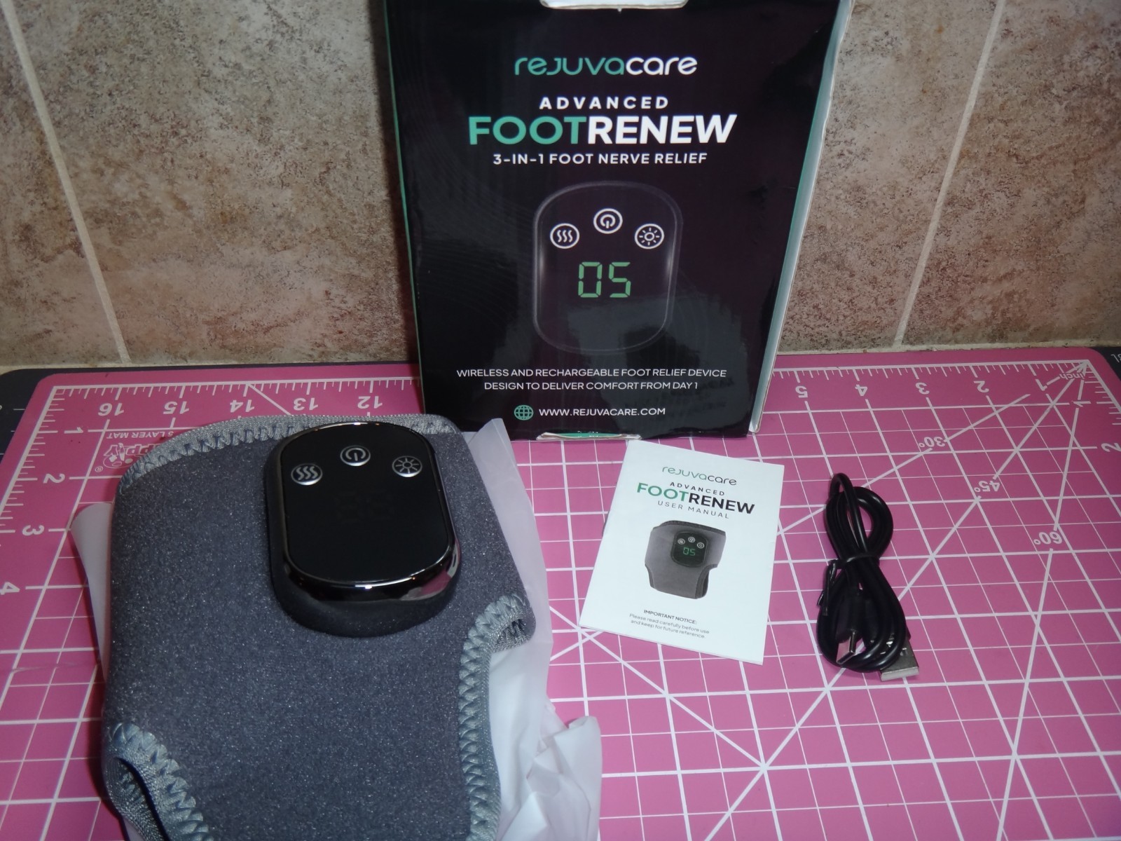 Rejuvacare Foot Renew Triple Method Foot & Ankle Massager