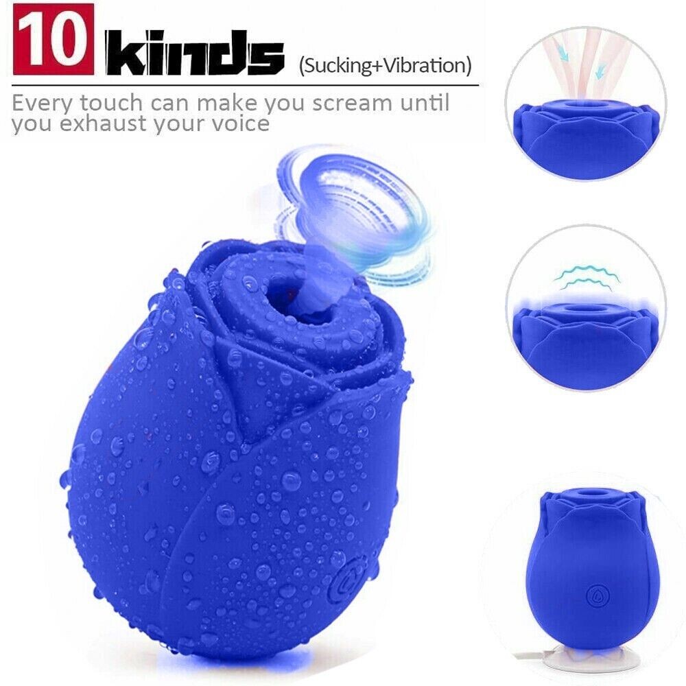 Powerful Personal Mini Rechargeable Massager 10Speed Female Vibrate For Woman US
