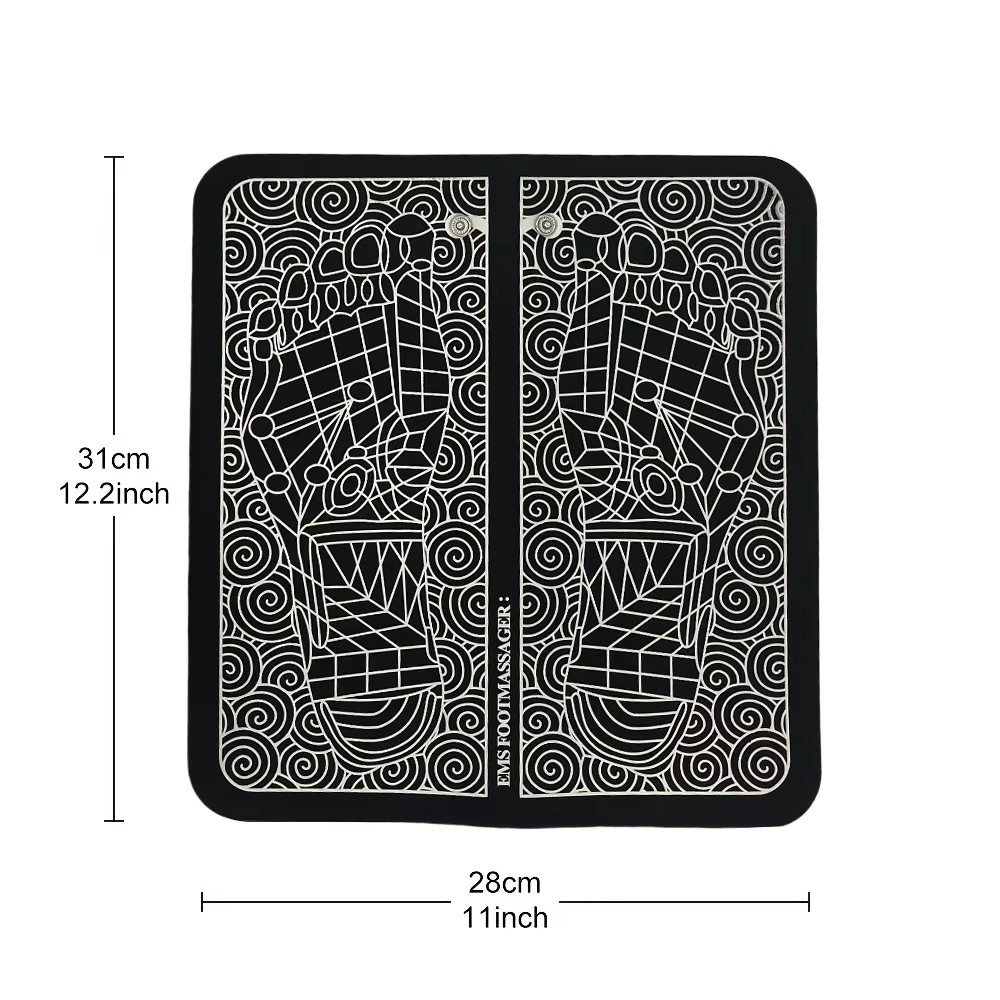 Electric USB Charging Foot Massage Mat Relaxes Foot Acupoint Massage Mat Improve