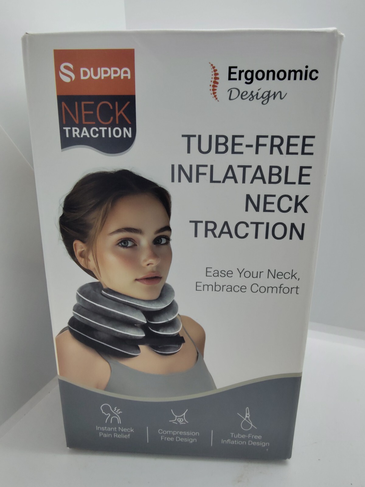 Cervical Traction Device – Inflatable Neck Stretcher for Instant Relief size M