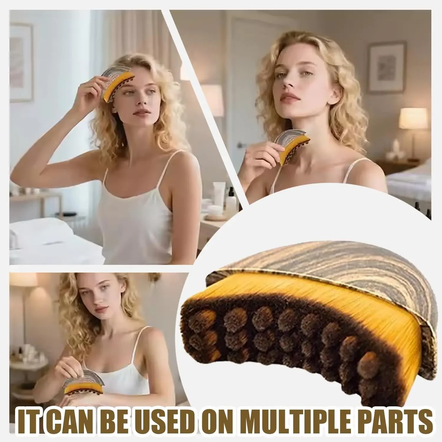 Lymphatic Contour Face Brush Lymphatic Drainage Massager for Face,Chin &Jawline