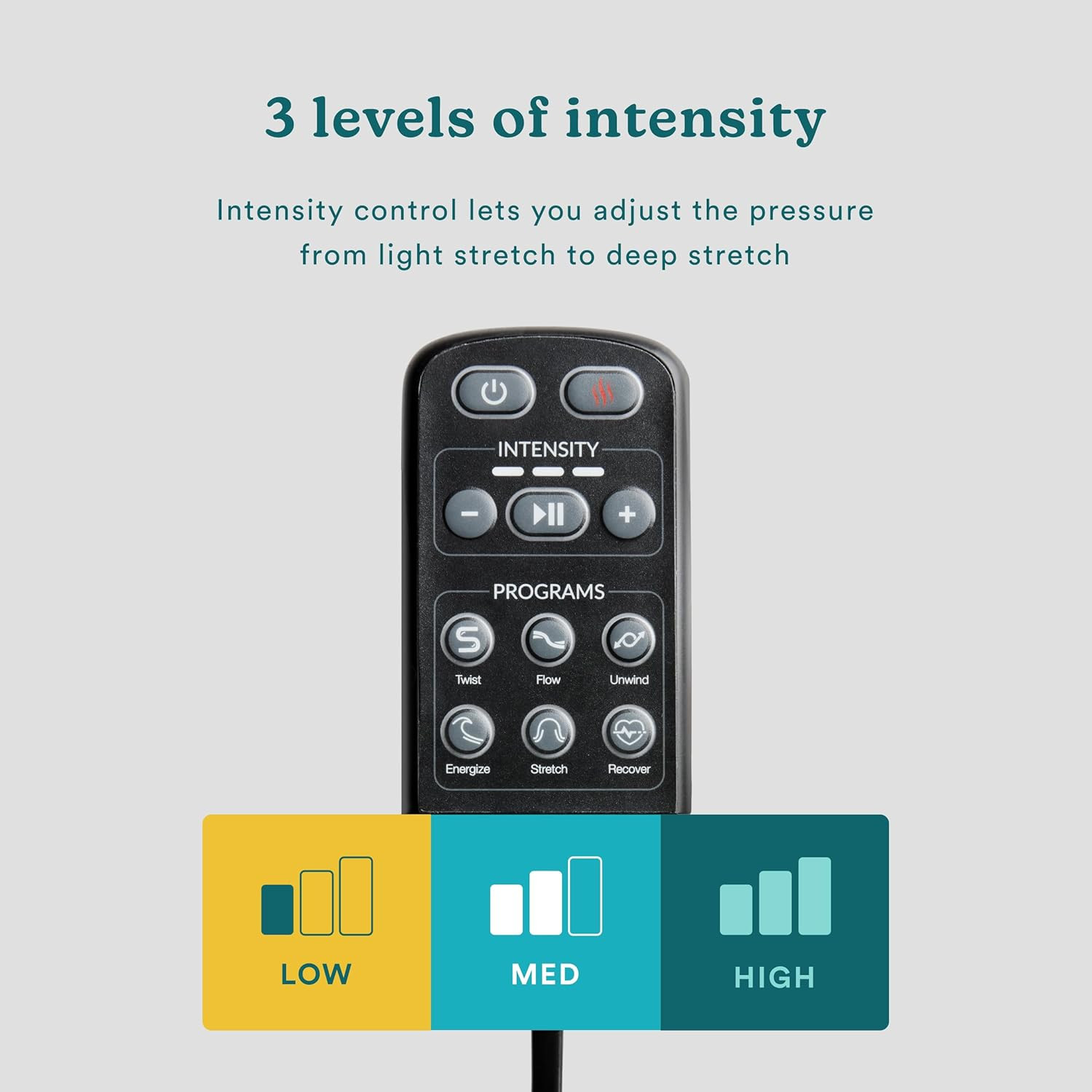 Fitness Stretching Mat with Air Compression 3 Intensity Levels