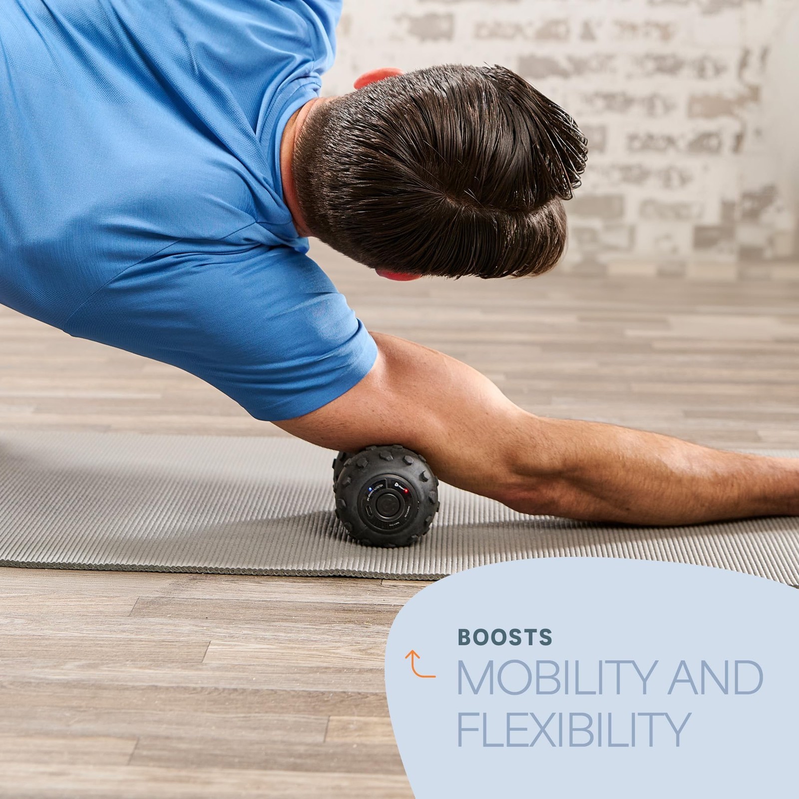 Lifepro 4-Speed Vibrating Massage Ball – Peanut Massager and Vibrating Foam Roll