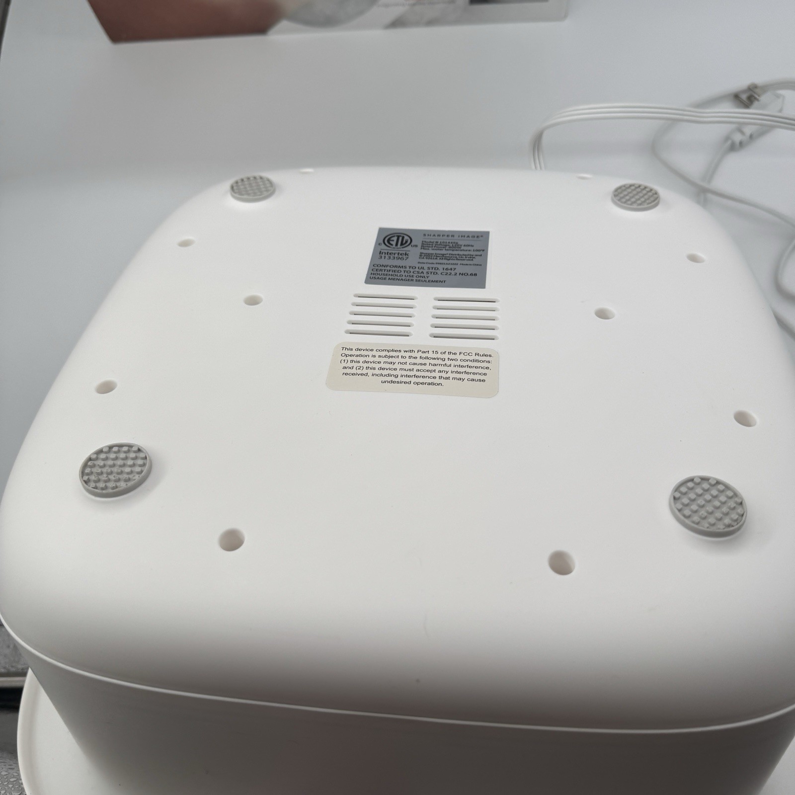 Sharper Image Spahaven Soothe Foot Bath Heated Massage Bubble Spa Open Box