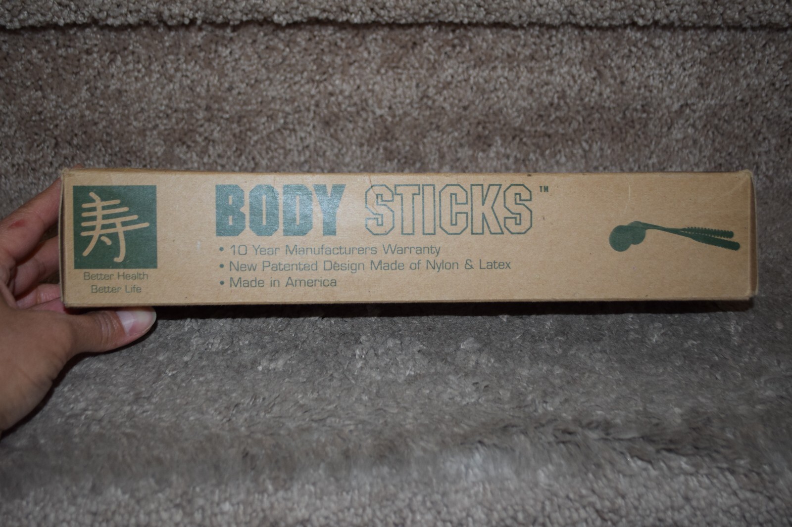 RARE Body Sticks Traditional Oriental Massage Tools Stress Relieving