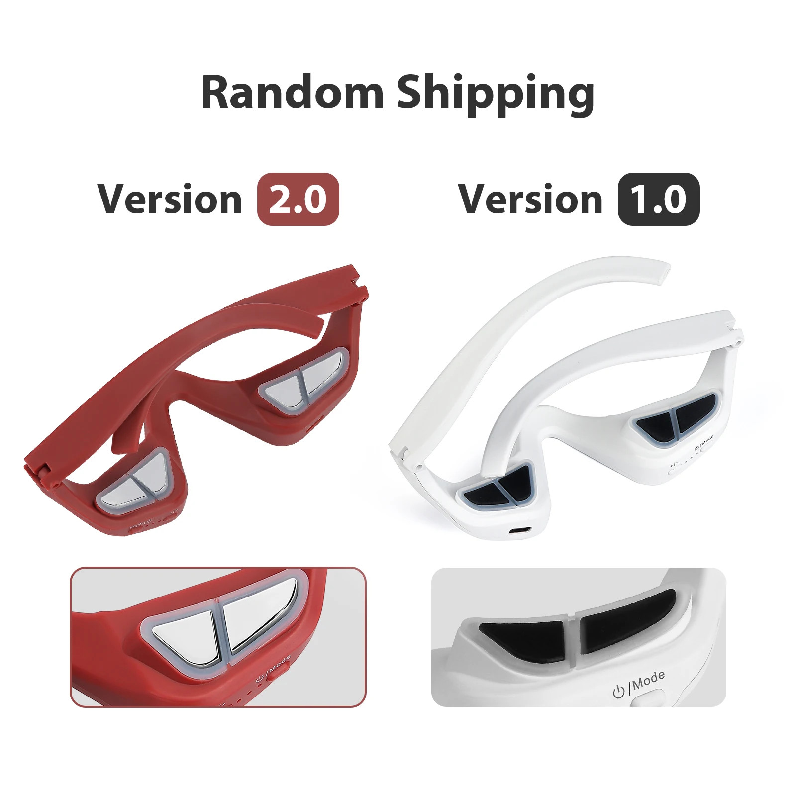 EMS Red Light Eye Massager | Smart Device for Eye Bag & Dark Circle Care