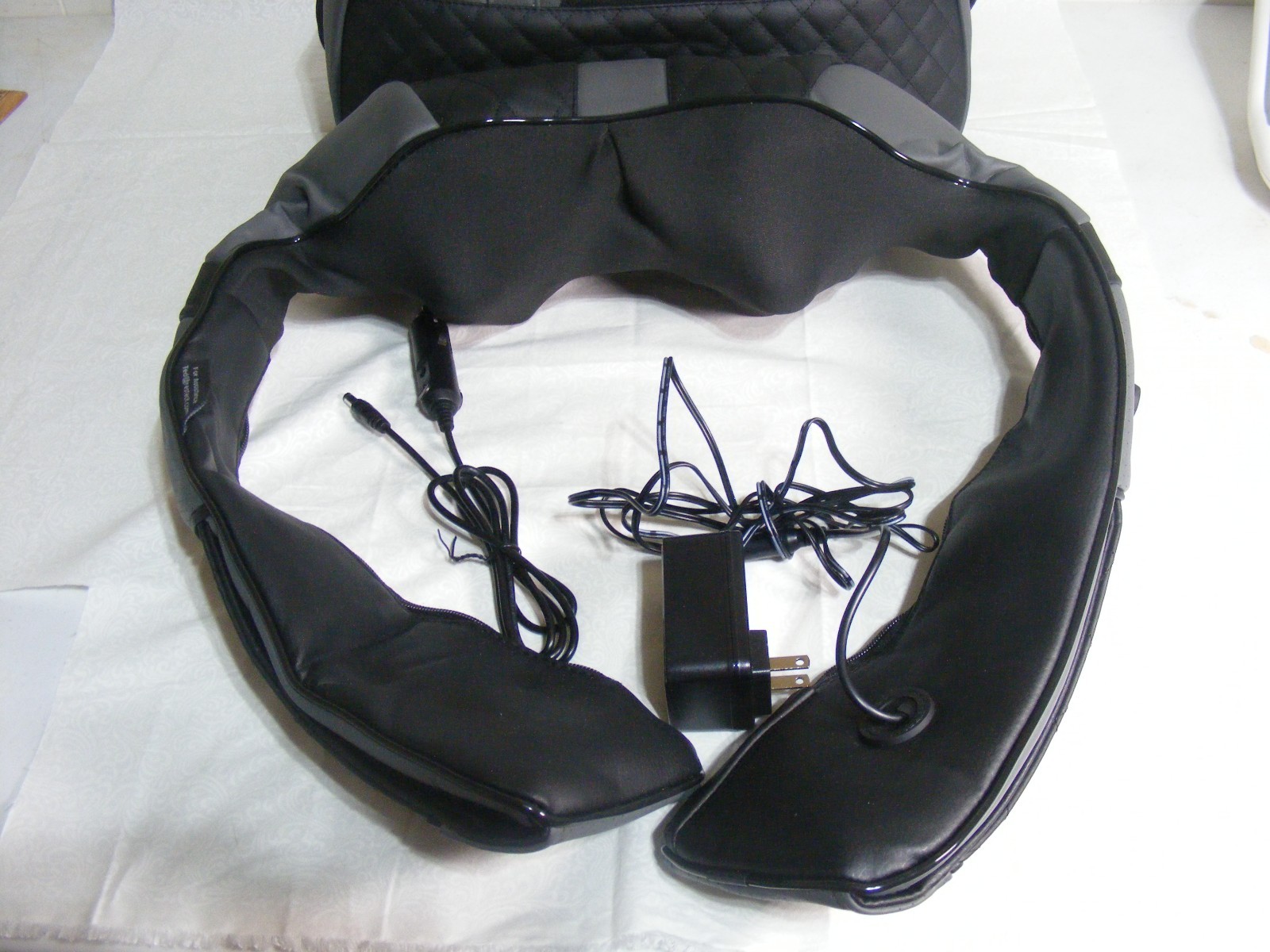 RESTECK Heated Massager for Neck Shoulder Back, Kneading, Black/Gray
