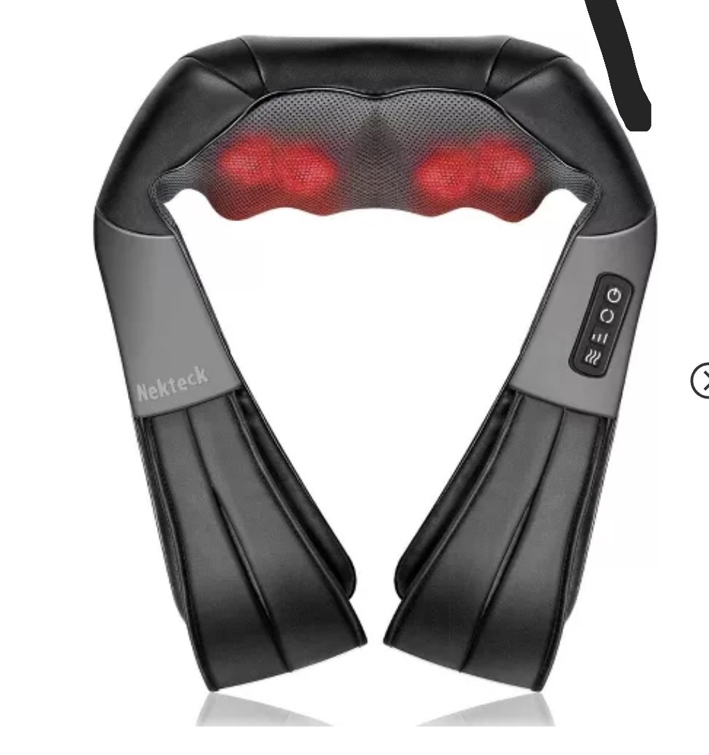 Nekteck Shiatsu Neck And Back Massager With Heat