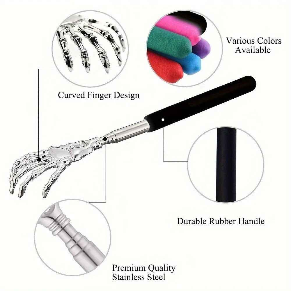 Adjustable Telescopic Back Scraper – Birthday Gift, Medical, Massage