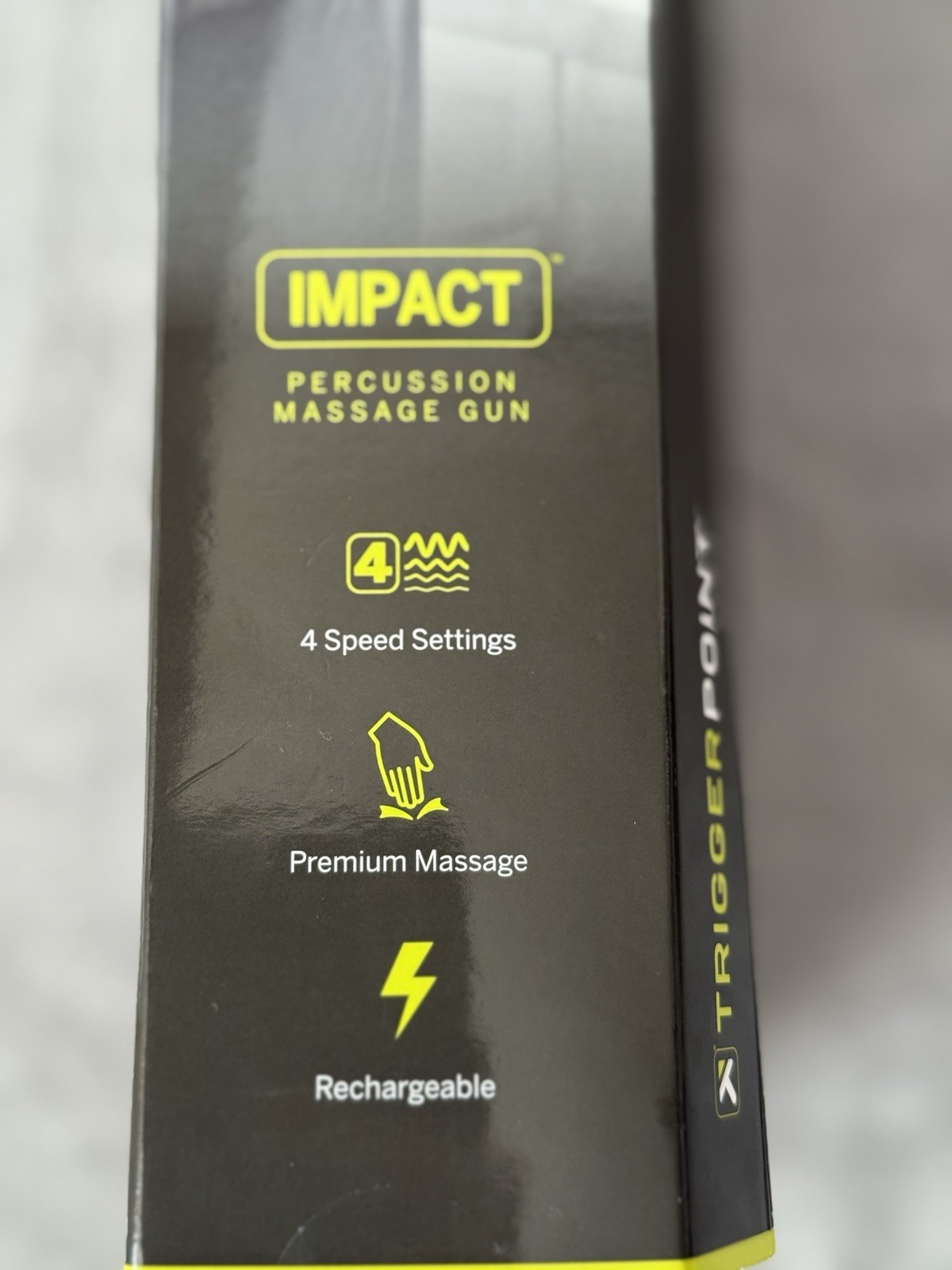 Trigger Point Impact Percussion Massage Gun Massager 4 Speed Rechargeable