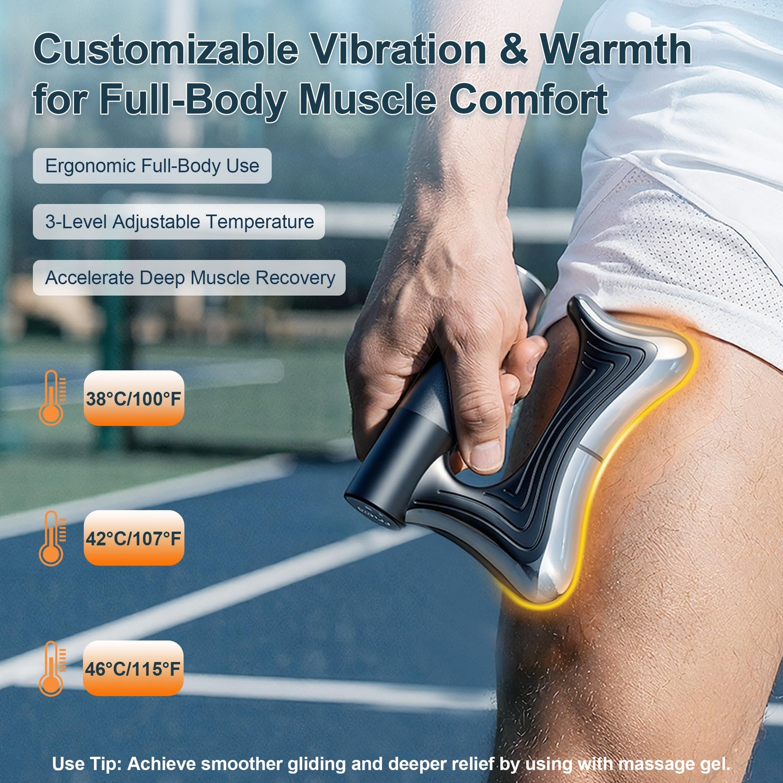 Electric Muscle Scraper Tool with Heat & Vibration, Multifunctional Electric …
