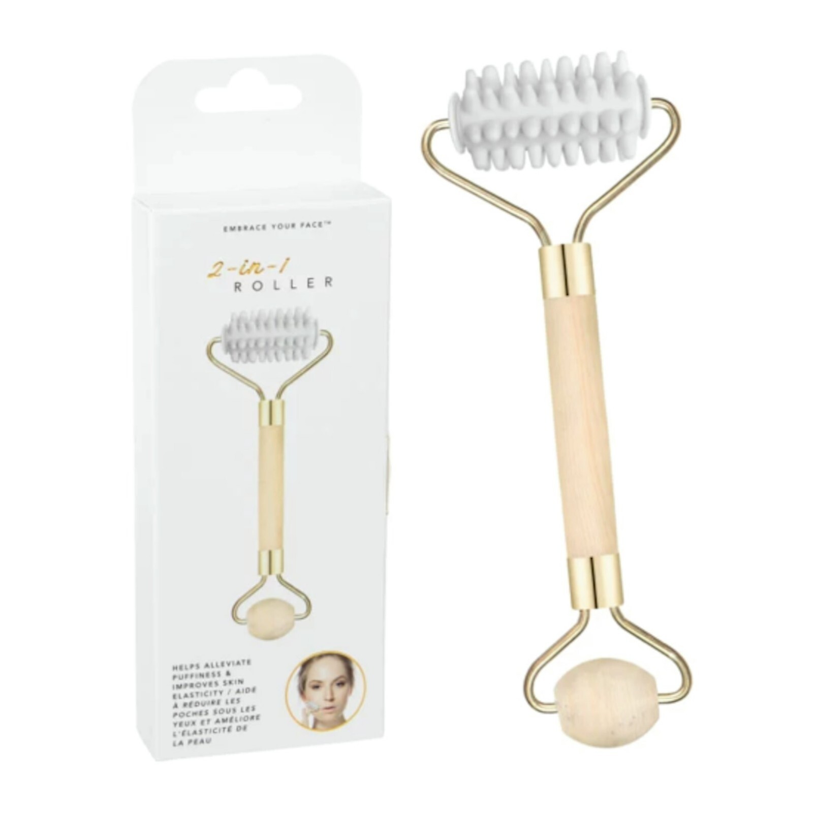 2 In 1 Face Roller For Beautiful Youthful Skin Tone & Complexion – For All Ages