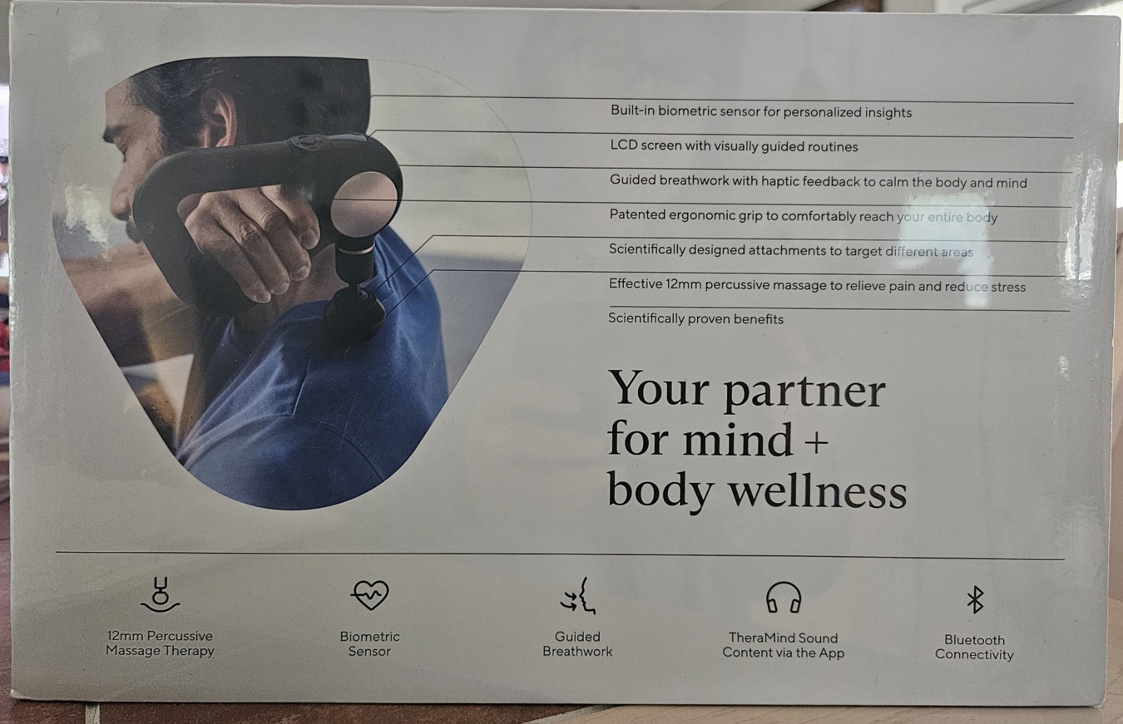 Therabody Wellness Theragun Sense Massager Black, New in Factory Wrap