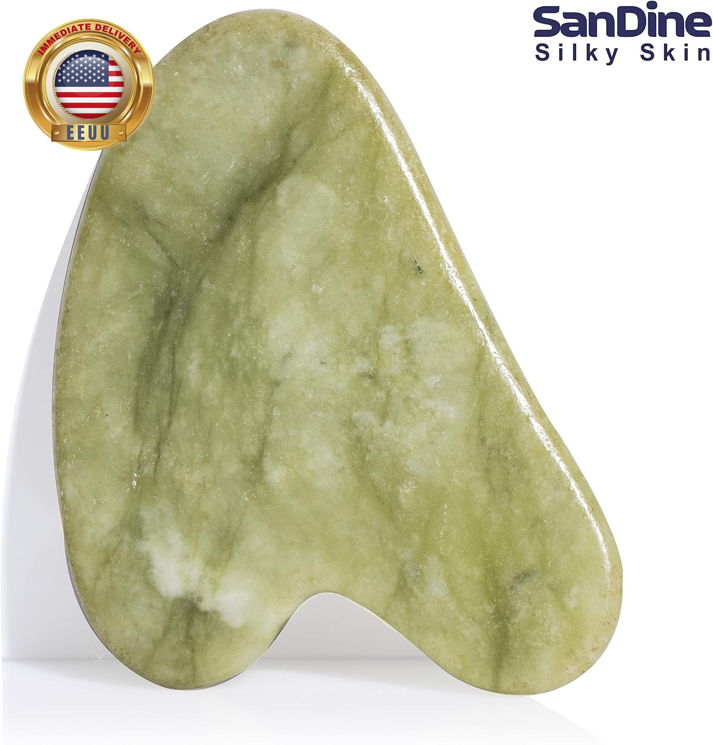Guasha Scraping Massage Tool – Jade Gua Sha Board – Traditional Scraper Tool for