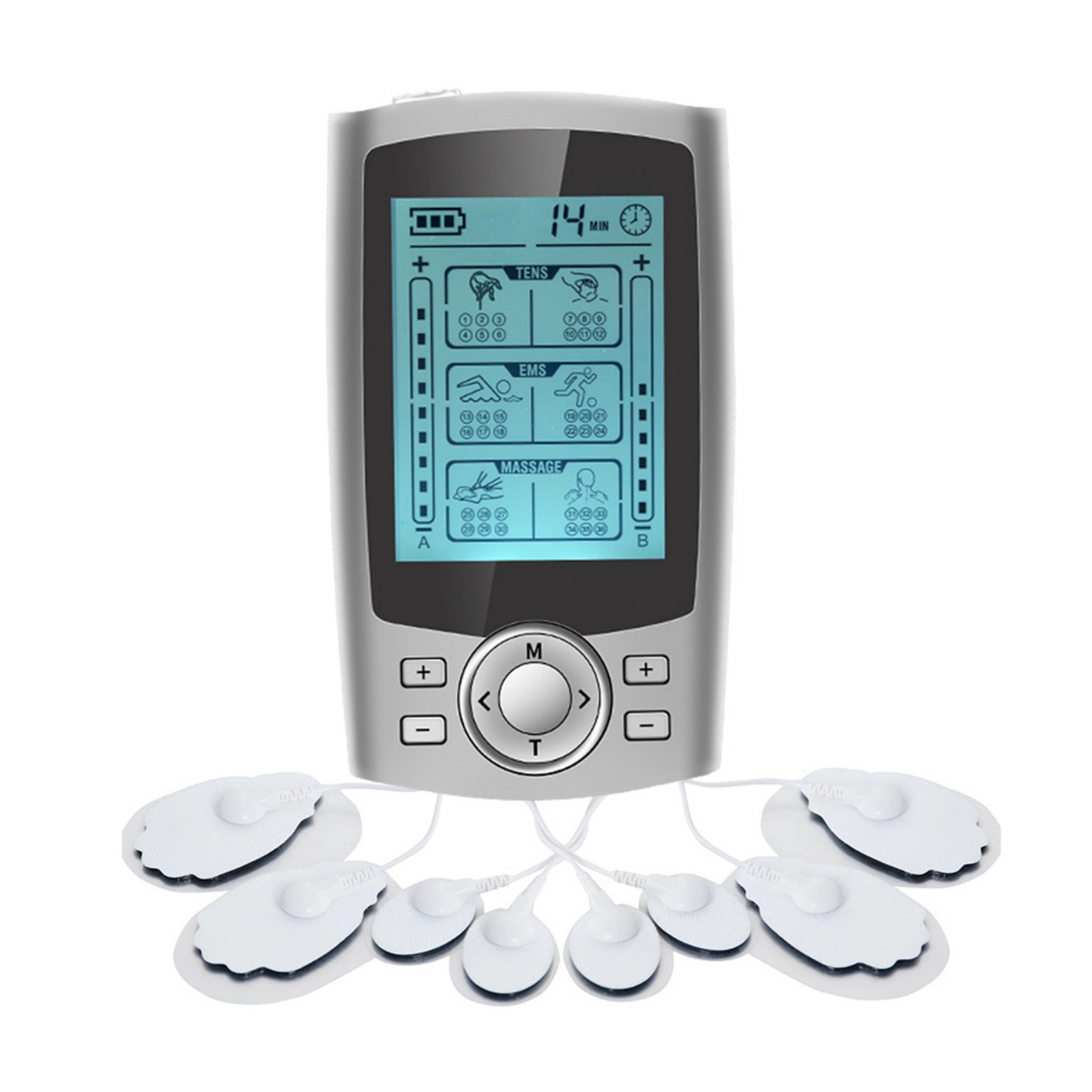 36 Modes Tens Unit Muscle Therapy Pain Relief Stimulator Machine Pulse Massager