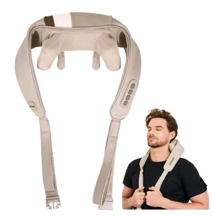 Mebak Neck Massager 4D Kneading Technology W/ Heat Capability. Open Box