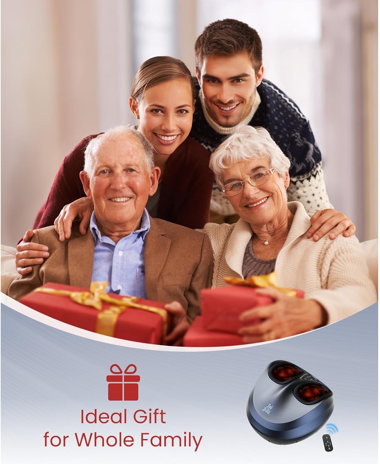 BOB AND BRAD Shiatsu Electric Kneading Foot Massager Lite Massager with Heat