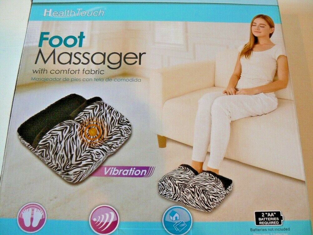 New HealthTouch Vibration Foot Massager 2 «AA» Batteries Required – Not Included