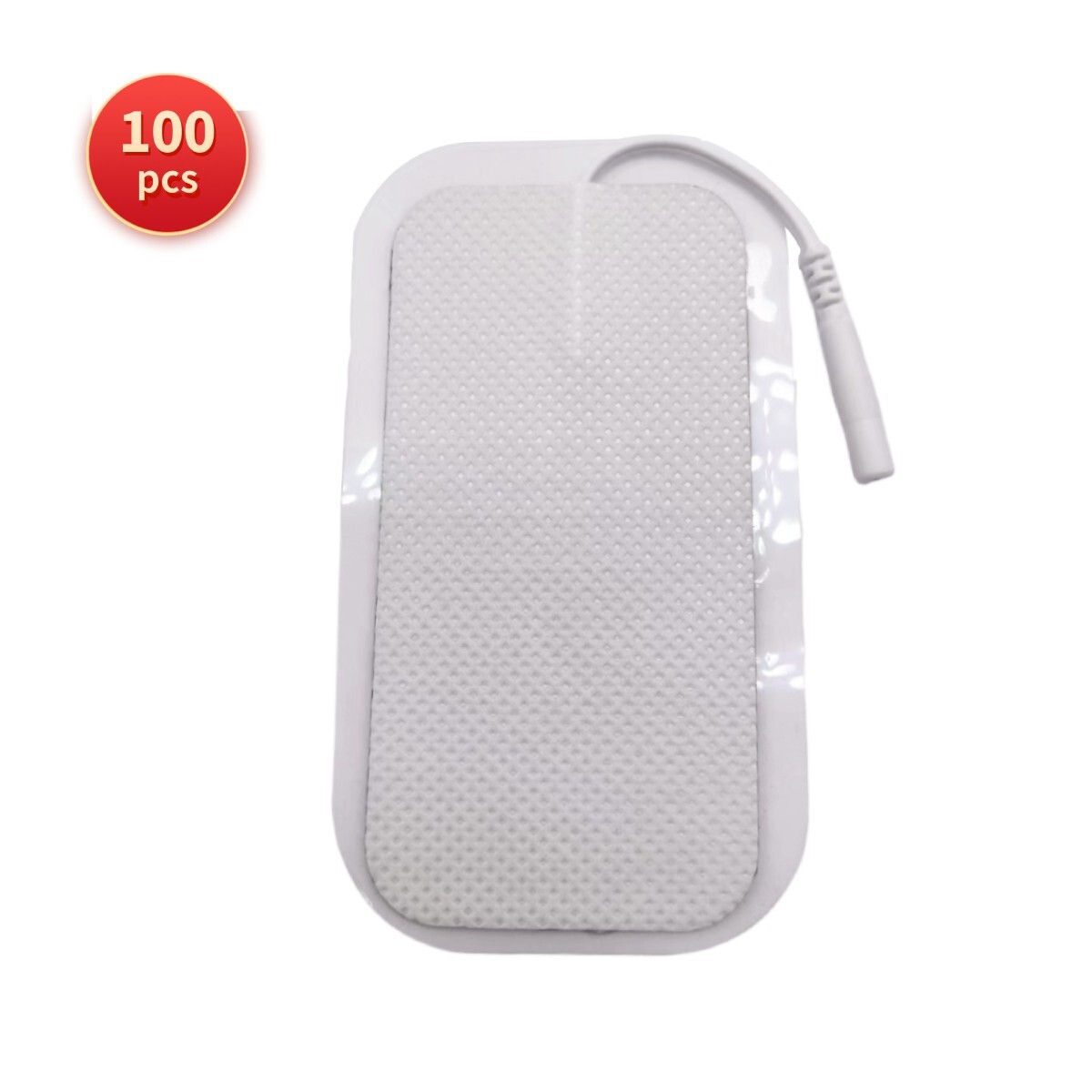 100 pcs Large Electrode Pads 2×4 for TENS Unit Replacement Pads for TENS Machine