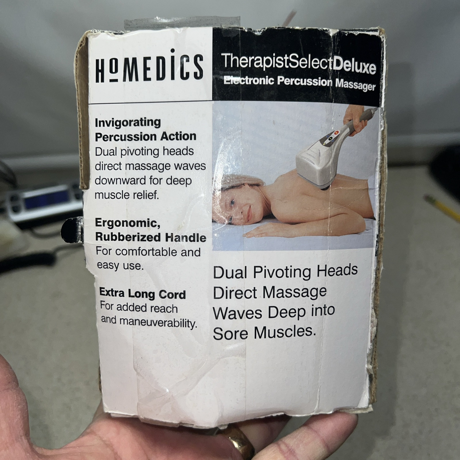 Homedics Therapist Select Deluxe Electronic Percussion Massager w/ Heat PA-3H