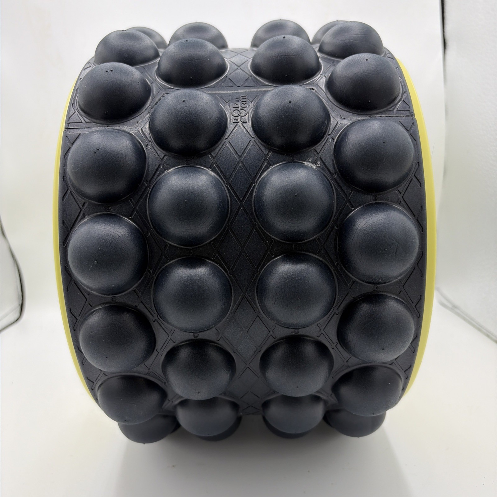 Accumobility The Ultimate Back Roller Exercise Yoga Wheel Black Yellow 11″ x7″