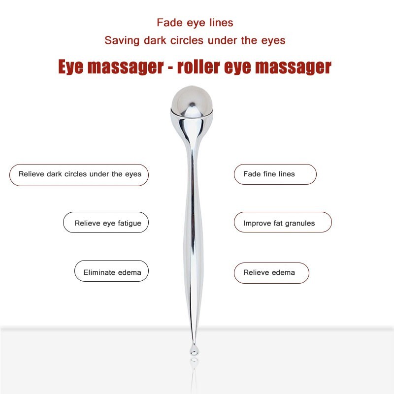 Eye Massage Introduction Stick, Eye Cream Applicator and Ice Roller, Combo pack