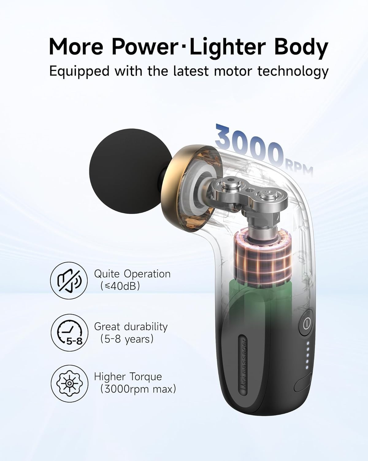 Travel-Friendly Handheld Massage Gun – Lightweight & Ergonomic Relaxation Tool