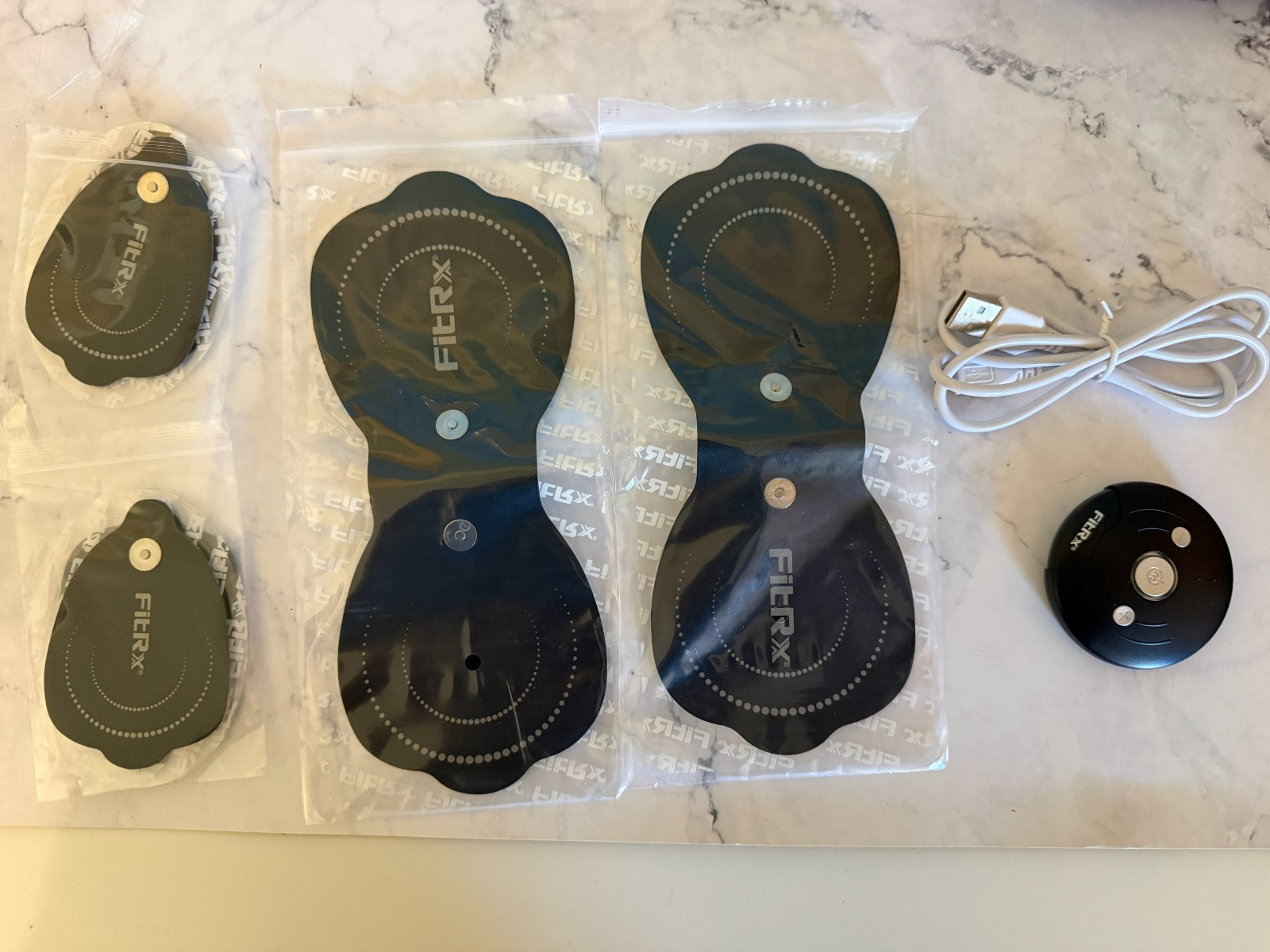 FitRx Electrode Wireless Massager – Rechargeable TENS Unit Muscle Stimulator
