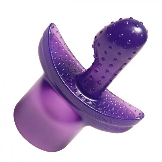 Wand Essentials Turbo Purple Pleasure Wand Kit with Free Attachment (01)