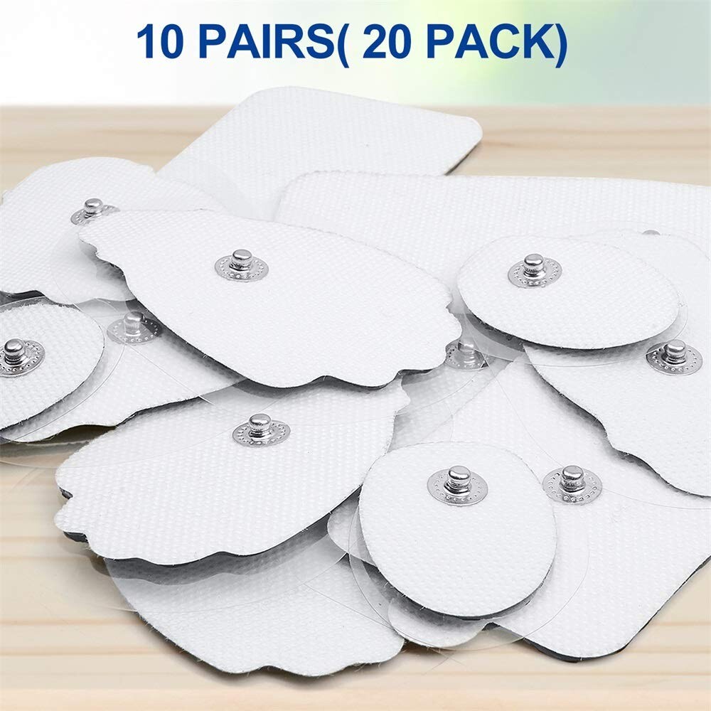 20PCS Tens Machine Replacement Electrode Massager Pads Self-Adhesive Reusable