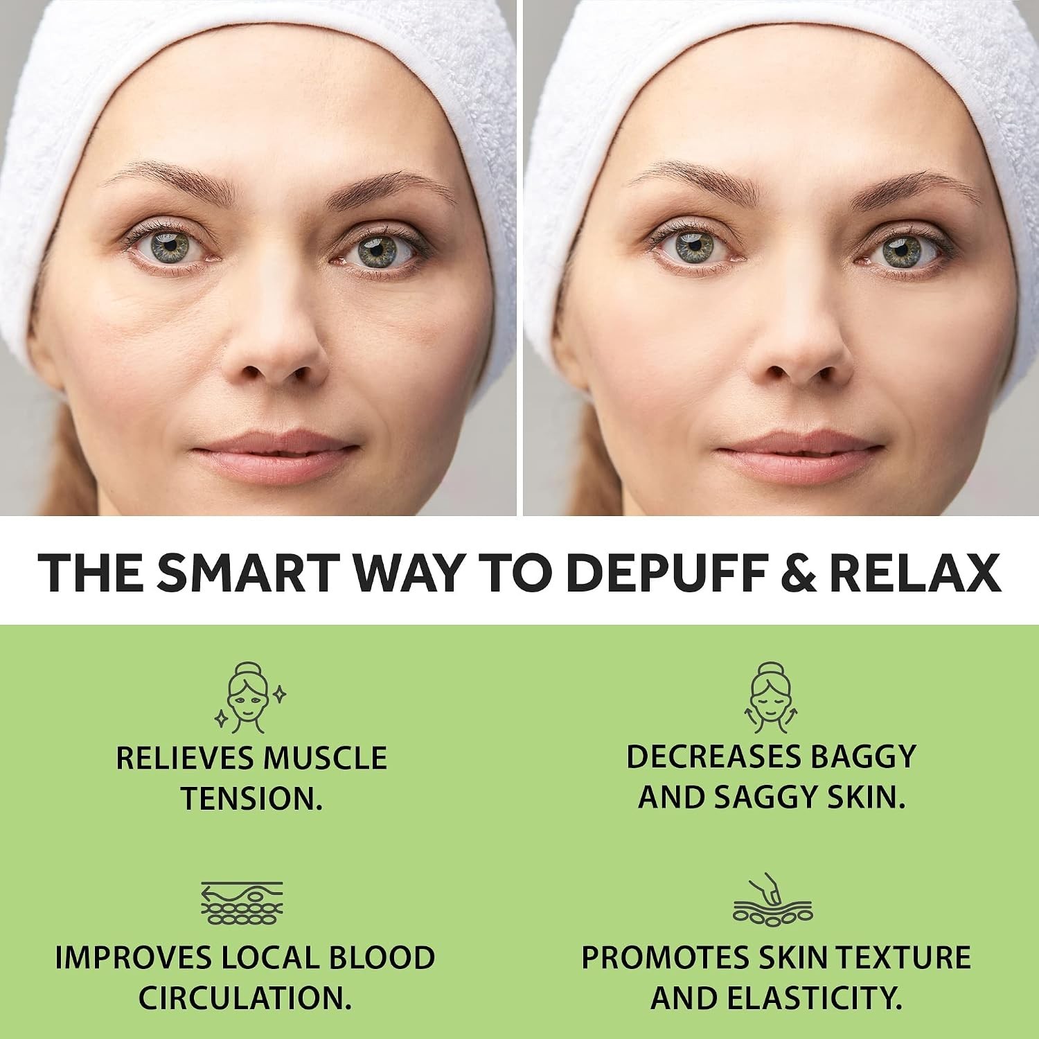 Double-Sided Jade Facial Roller & Gua Sha Set – Reduce Wrinkles & Puffiness