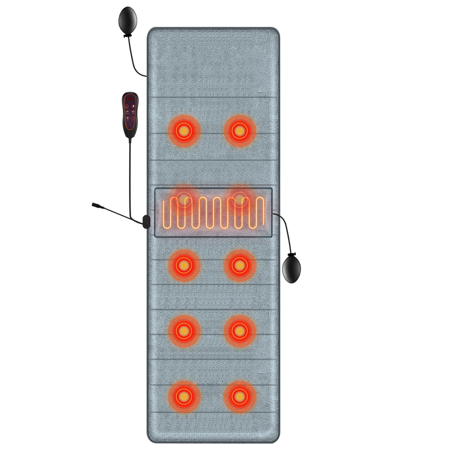 NEW Full Body Massage Mat 10 Vibration Motors 9 Massage Modes 3 Heating Settings