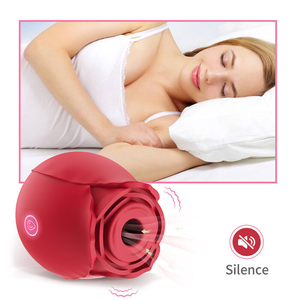 Discreet 10 Speed Personal Massage Rose Vibrator sucking Massager for Women