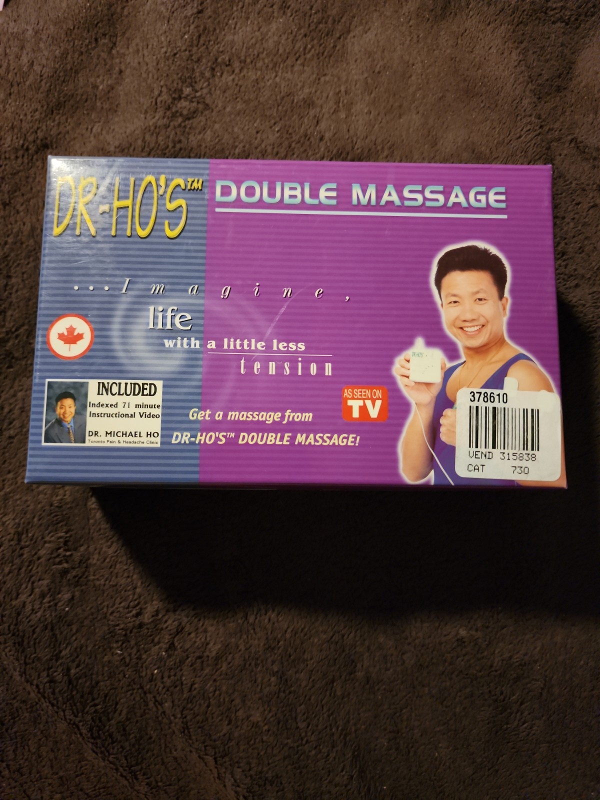 Dr. Ho’s Double Massage Device Electrodes Massager – Pain Therapy- See Photos