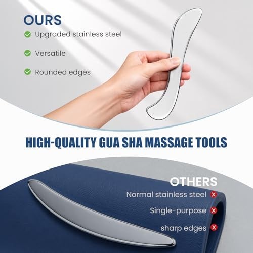 Stainless Steel Muscle Scraper Tool Guasha Physical Therapy Myofascial Release