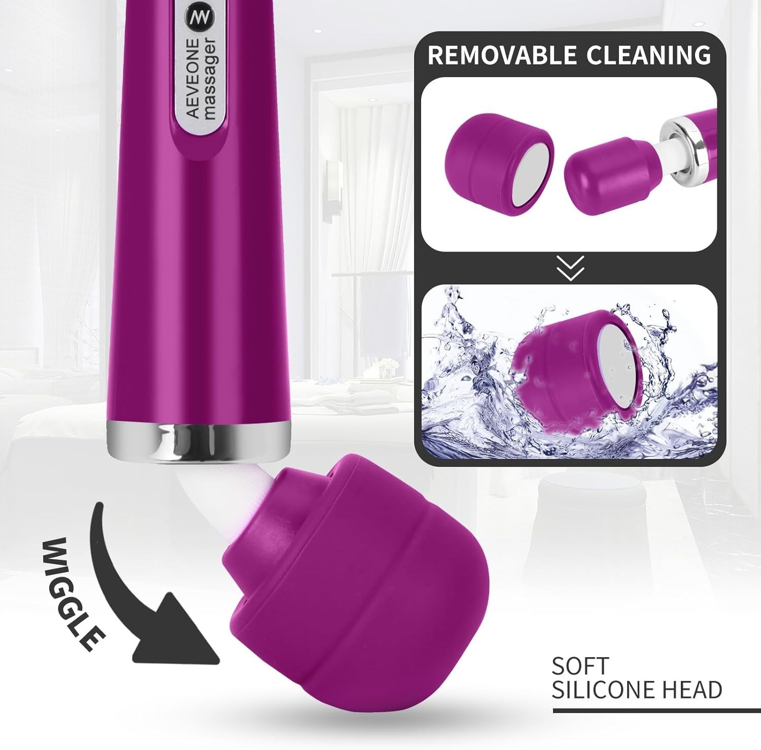 Powerful Personal Vibration Massager for Back Pain Sports Recovery 12.5 Inches