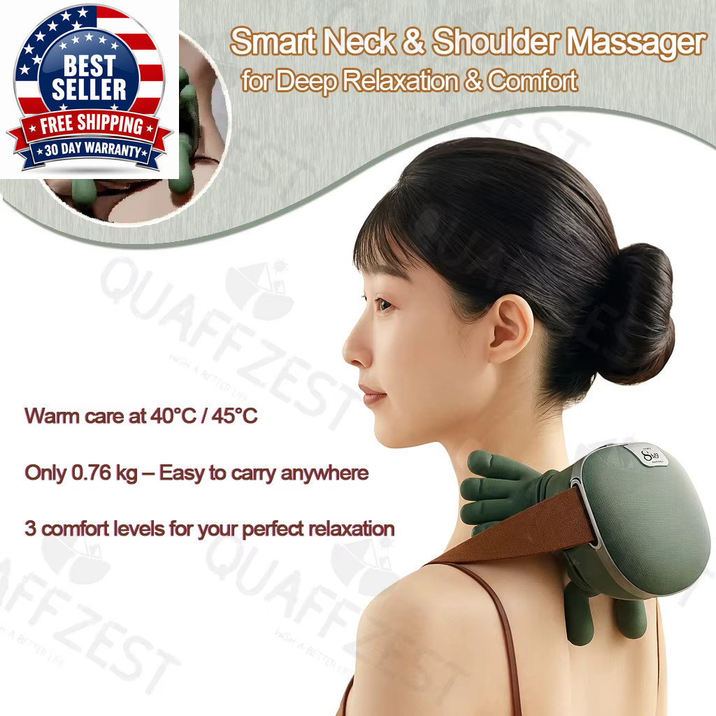 N7 Electric Neck and Shoulder Muscle Massager Wireless Shoulder and Back Kneadin