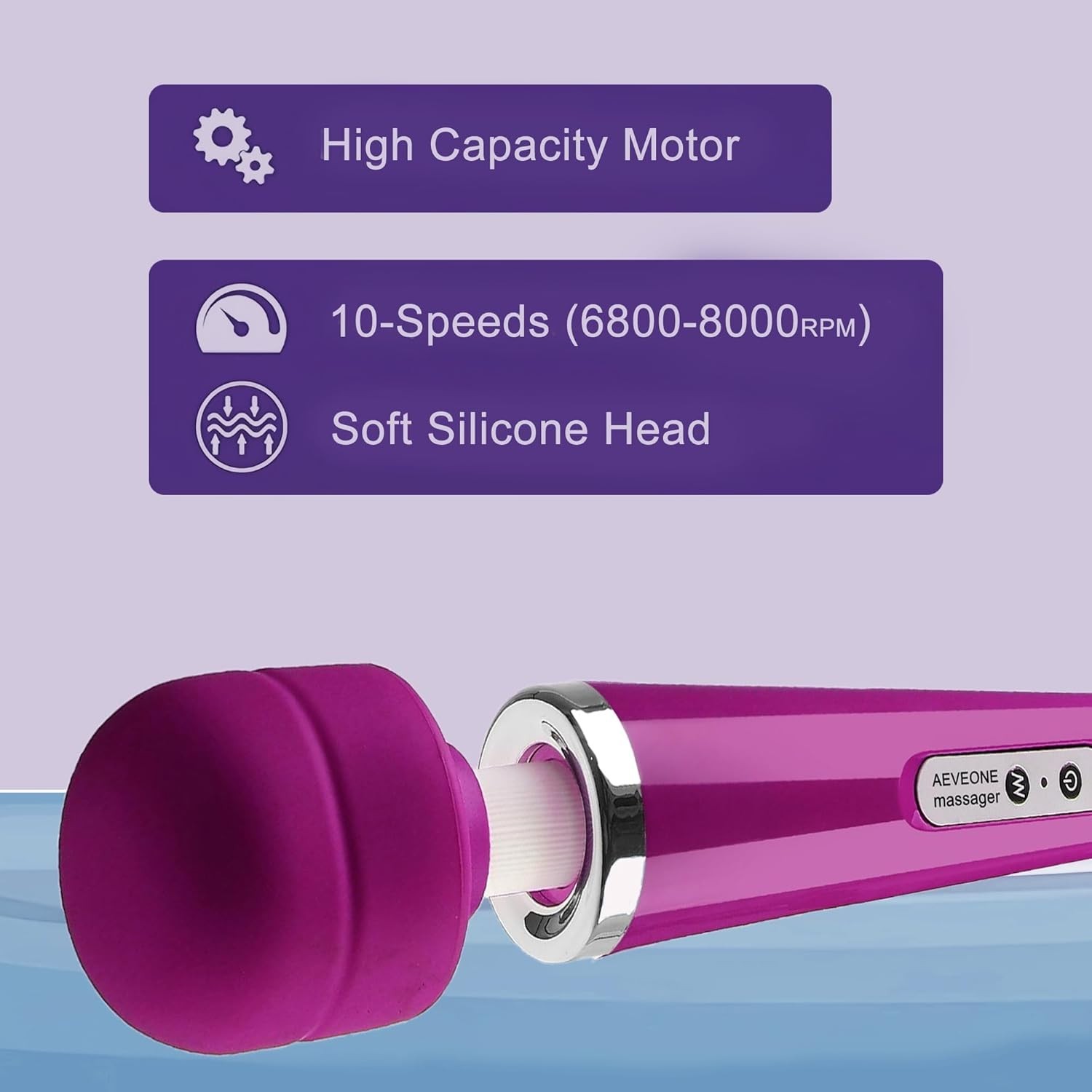 Powerful Personal Vibration Massager for Back Pain Sports Recovery 12.5 Inches