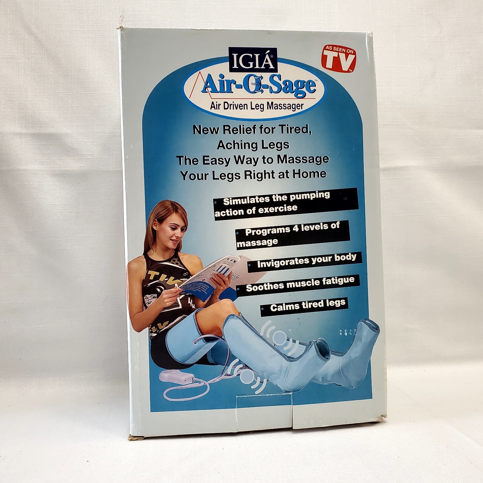 Igia Air-O-Sage Electric Air Compression – Leg Wrap Circulation Massager 2003