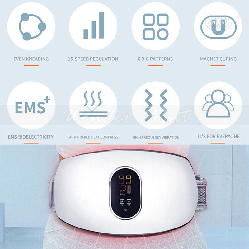 Heating Vibration Belt Weight Loss Waist Fat Belly Fat Massager
