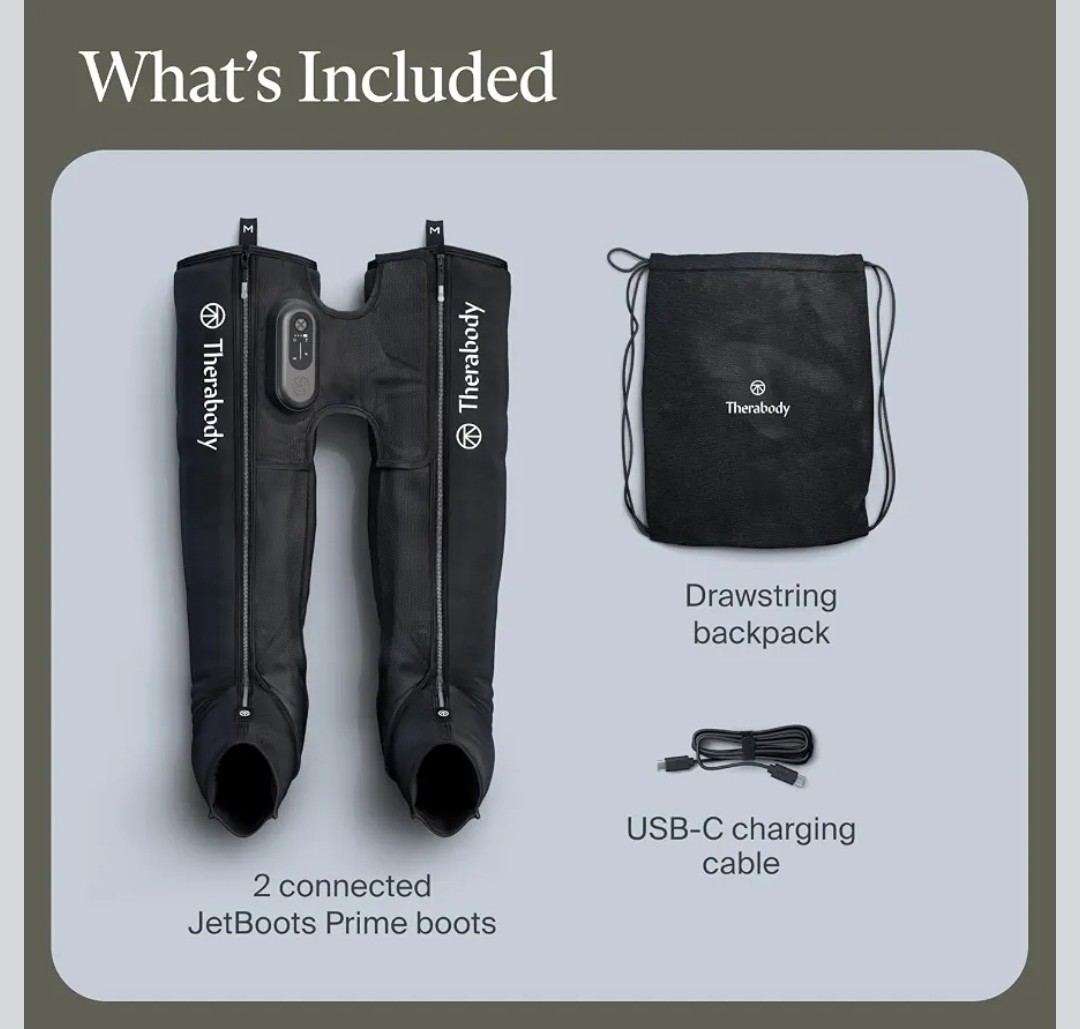 Therabody JetBoots Prime Compression Boots Leg Massager
