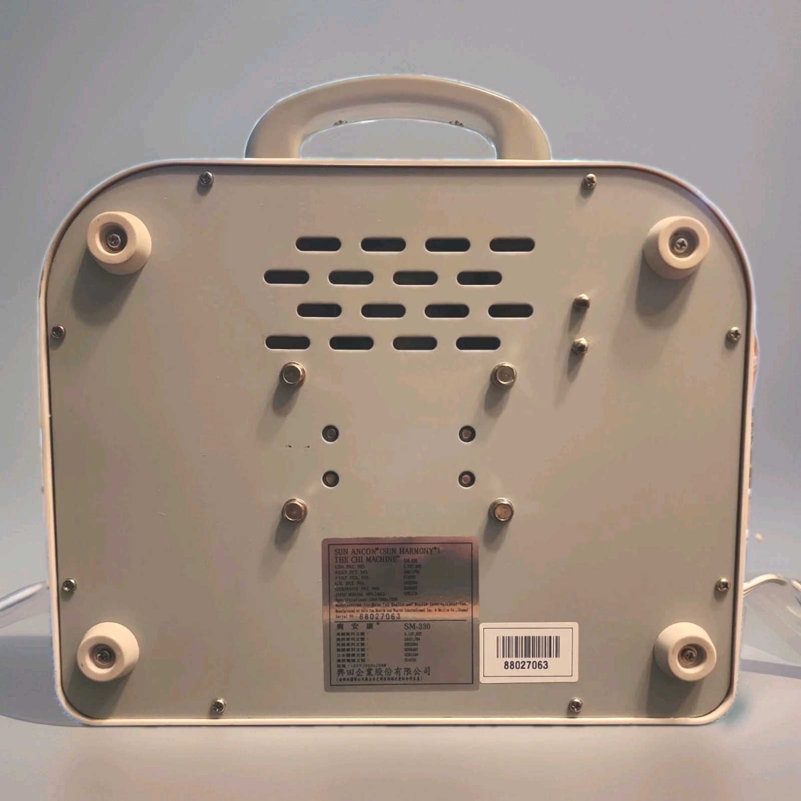 Sun Ancon SM-330 The Chi Machine Therapeutic Aerobic Swing Massager Tested