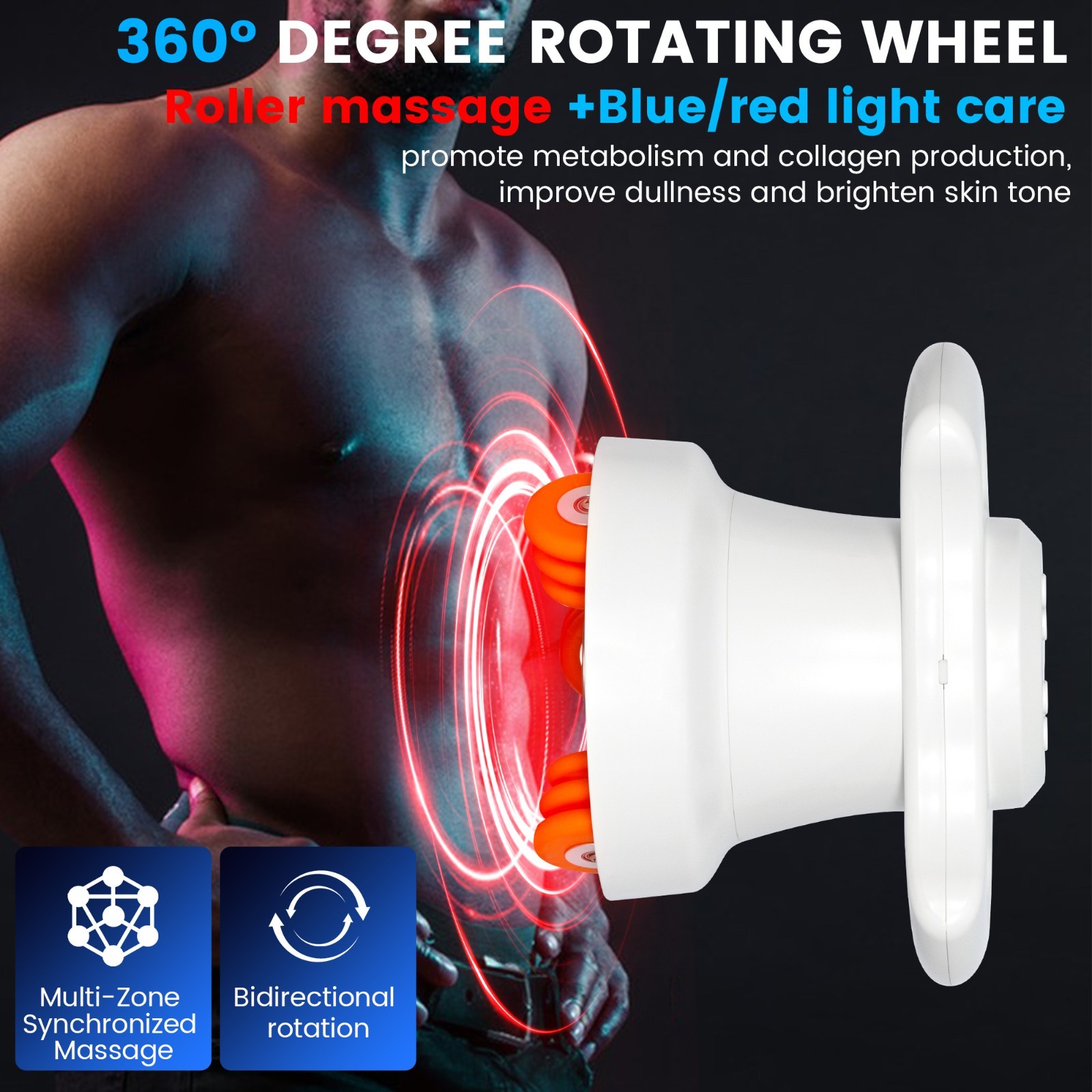 6 in1 Inner Ball Roller Machine Skin Lifting Body Massage Sculpting Muscle Devic
