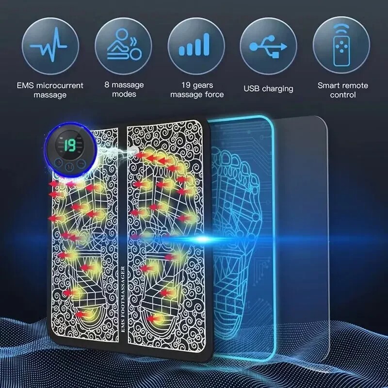 NEW 2025 EMS Foot Massager Nooro Neuropathy Feet for Circulation and Pain Relief