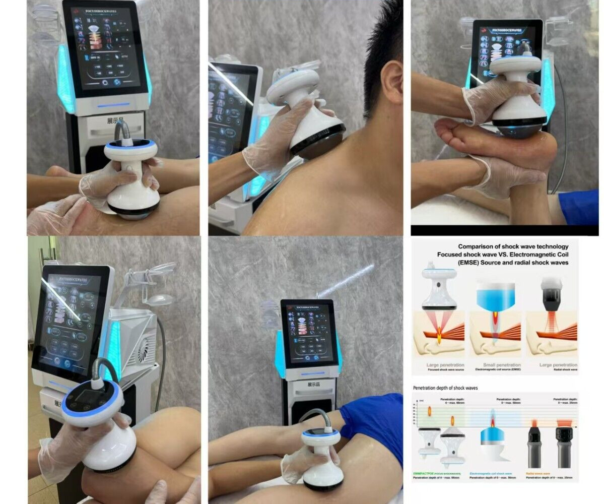 Focus Shockwave FSWT Focused Shock Wave Therapy Machine Pain Relief Massager