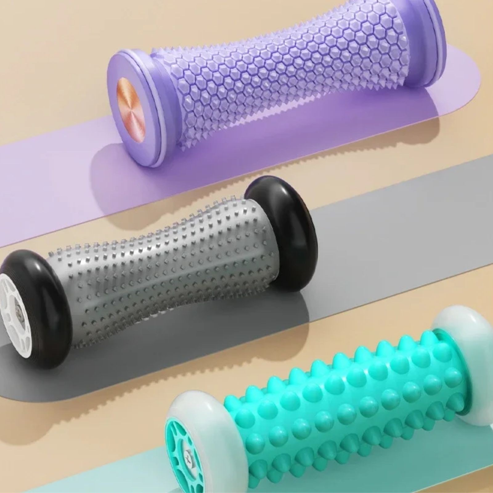 Foot Massager Massage Roller Yoga Massage Ball Plantar Fascia Roller Muscle New