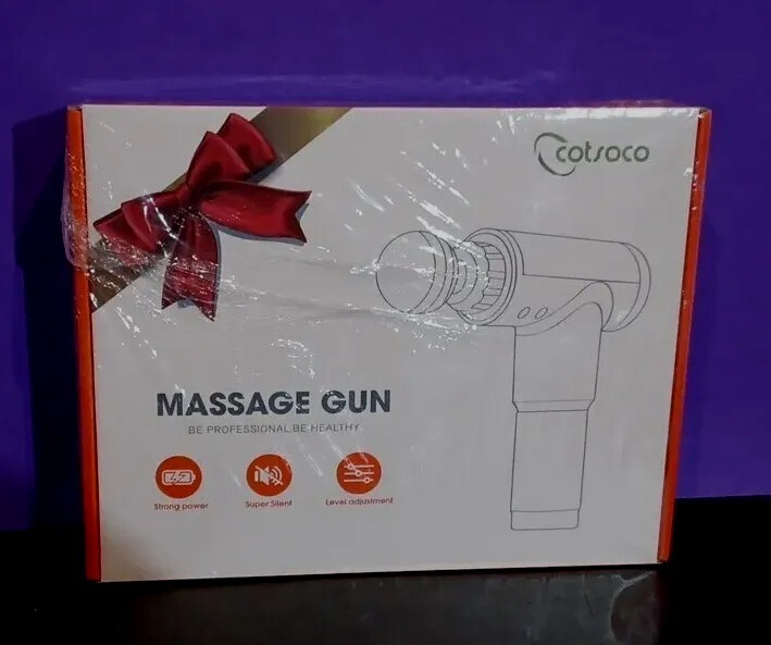 cotsoco-MASSAGE GUN- Brand New Sealed-Strong Power-Super Silent-Level Adjustment