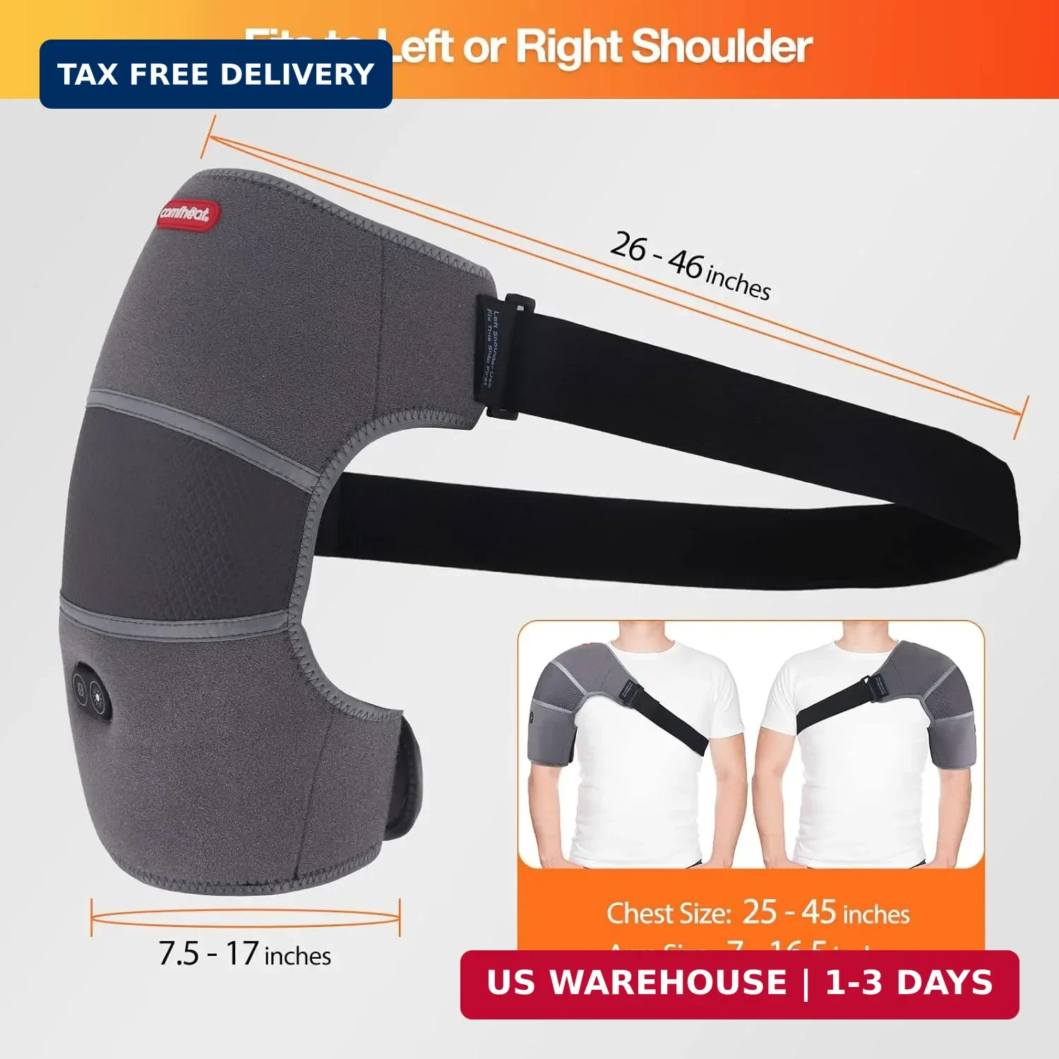 Shoulder Heating Pad Massager for Rotator Cuff Frozen Shoulder | Pain Relief Hea