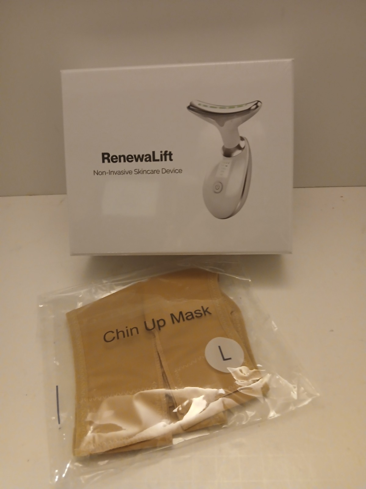 NIB RenewaLift Face & Neck Sculpting Handheld Device LED Microcurrent Skincare