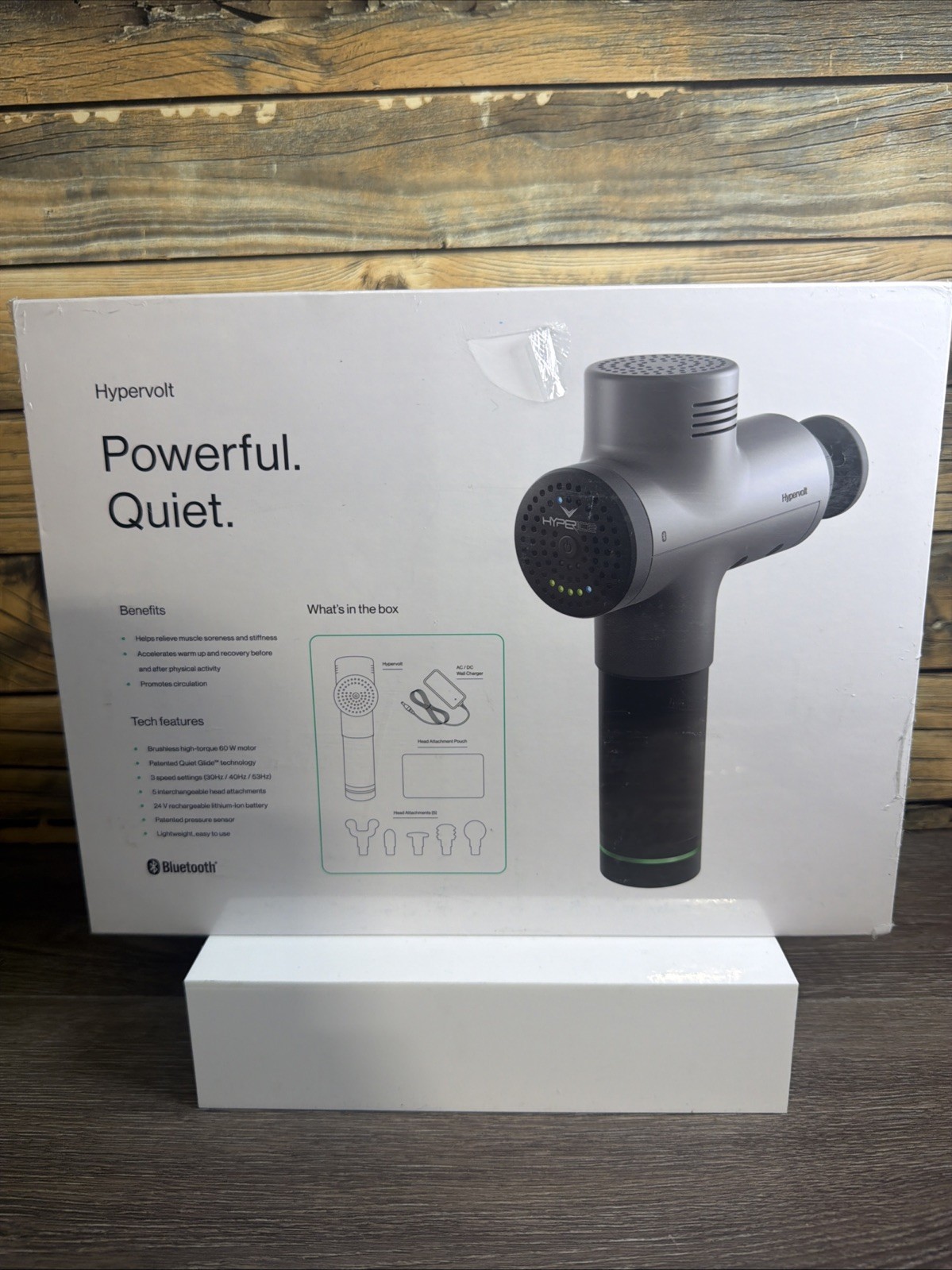 Hyperice Hypervolt Bluetooth-powerful Quiet-3 speed Handheld Massage Gun